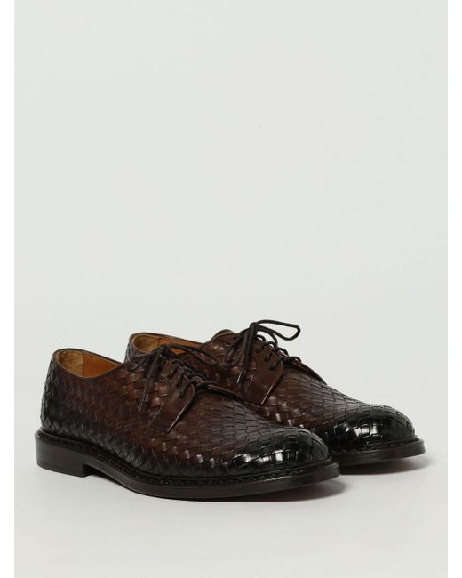 Scarpe Stringate Uomo di Doucal's in Black da Uomo
