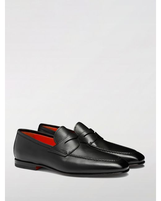 Santoni Mokassins Herren in Black für Herren