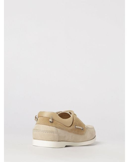 Woolrich Natural Suede Boat Loafers for men