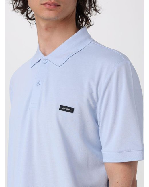 Calvin Klein White Polo Shirt for men