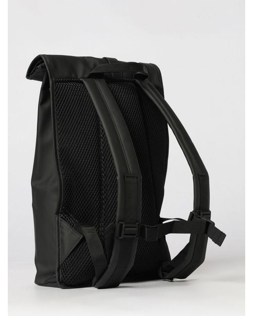Rains Black Backpack for men