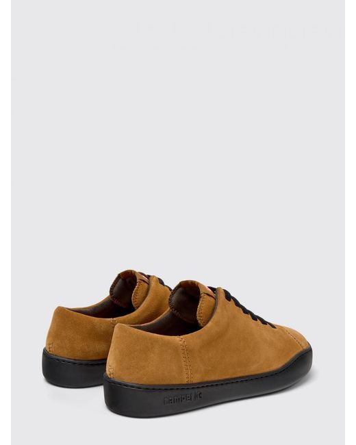 Camper Brown Peu Touring Suede Sneakers for men