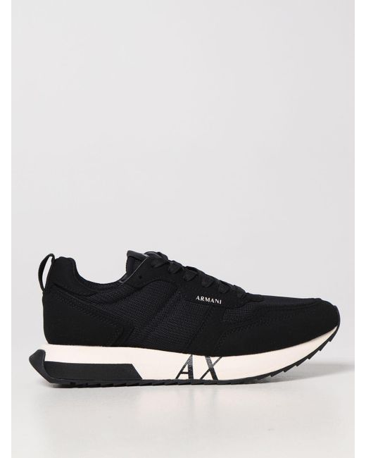 Armani Exchange Black Ari Exchange Sneakers for men