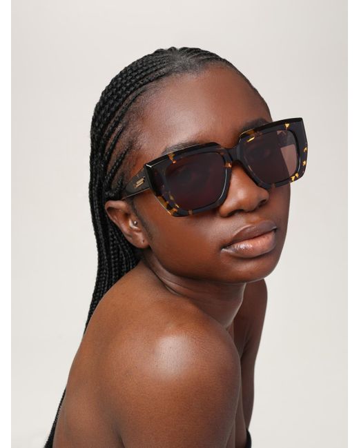Bottega Veneta Natural Acetate Sunglasses