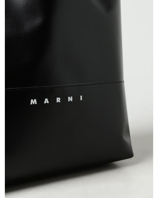 Bolso Tribeca De Tejido Revestido Marni de hombre de color Black