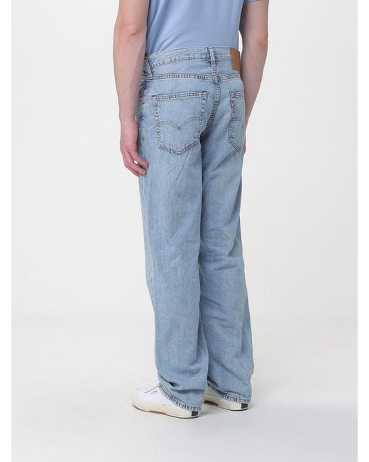 Levi's Blue Cotton Palazzo Jeans for men