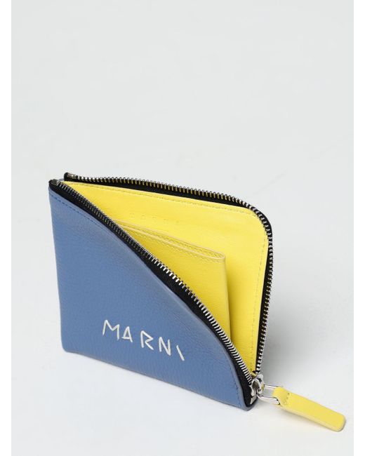 Marni Blue Wallet for men