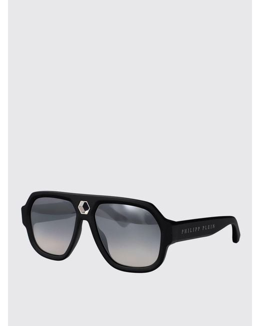 Philipp Plein Black Sunglasses for men