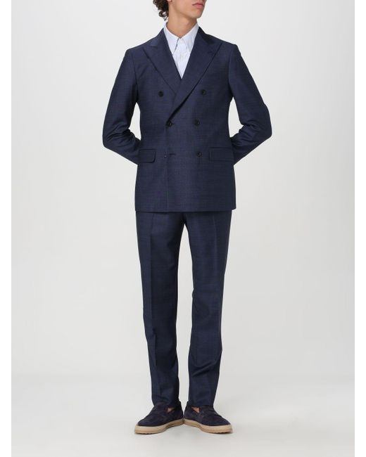 Boglioli Blue Suit for men