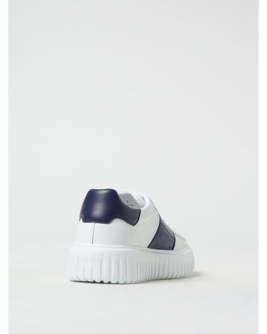 Hogan Blue Leather Sneakers for men