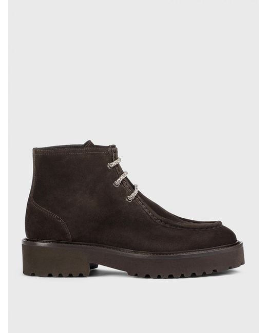 Doucal's Brown Suede Ankle Boots