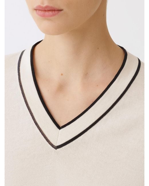 Fabiana Filippi White Cotton Pullover