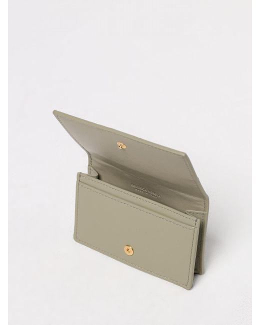 Porta Biglietti Da Visita Cassette di Bottega Veneta in Natural