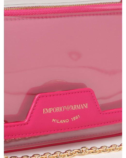 Emporio Armani Pink Schultertasche