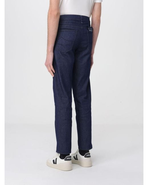Jacob Cohen Blue Slim Fit Cotton Denim Jeans for men
