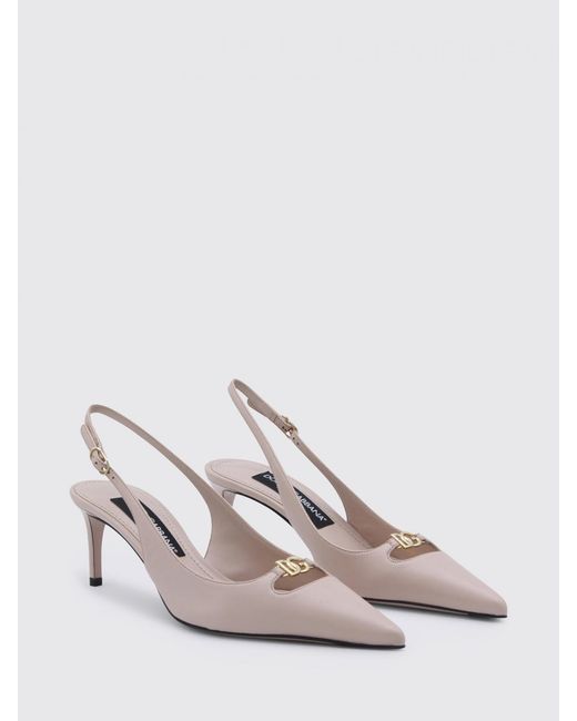 Dolce & Gabbana White Dolce &Amp Gabbana Lollo Leather Pumps