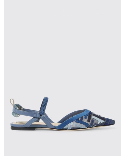 Fendi Blue Schuhe Damen