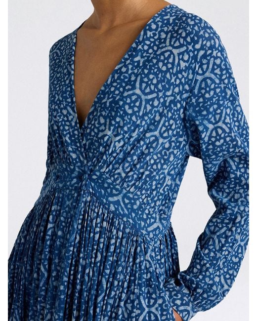 Momoní Blue MomonÌ Midi Dress