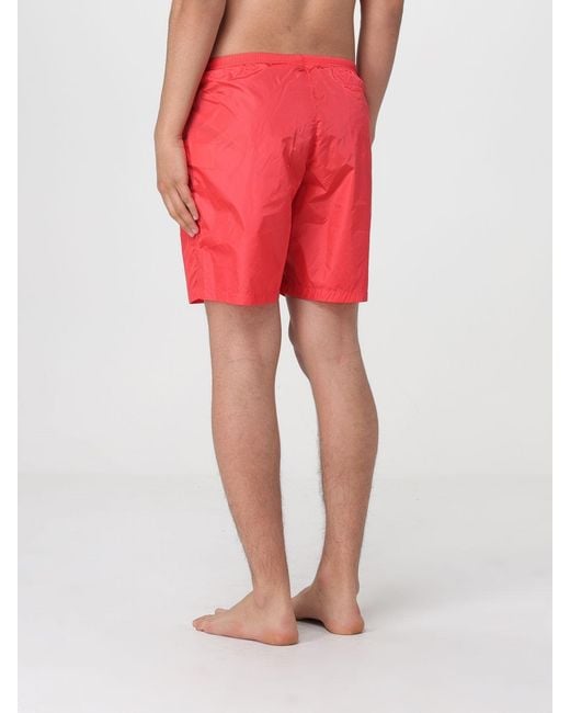 Palm Angels Red Swimsuit for men