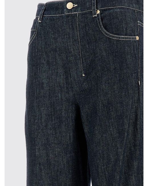 Max Mara Black Wide-Leg Denim Jeans
