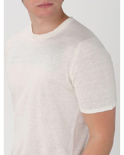 T-shirt di Roberto Collina in White da Uomo