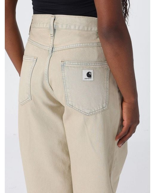 Carhartt Natural Brandon Wide Leg Denim Jeans