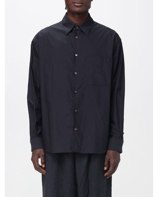Camicia Basic di Lemaire in Blue da Uomo