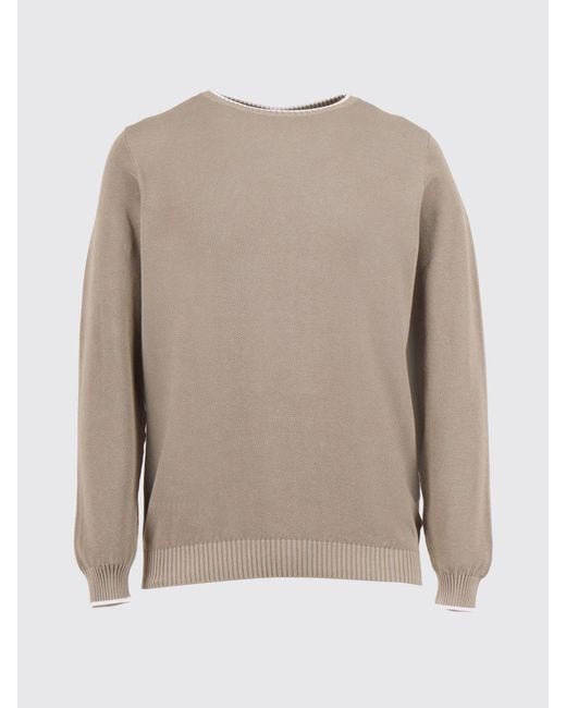 Fedeli Gray Jumper for men