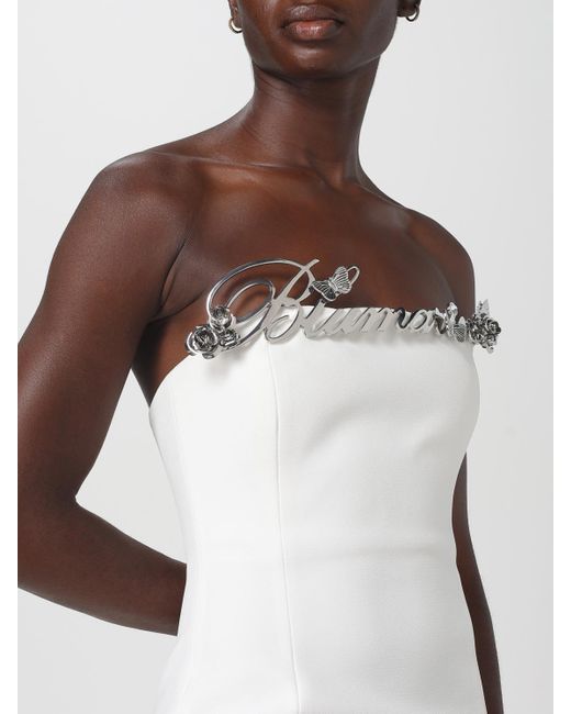Blumarine White Dress