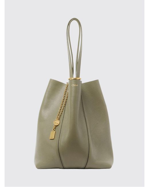 Chlo&Eacute Borsa Spin di Chloé in Green