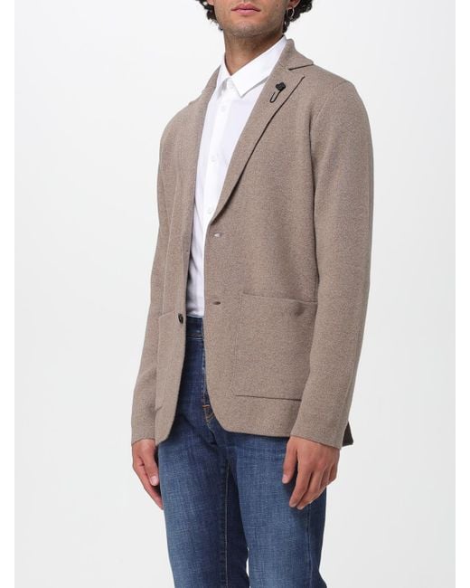 Jersey Hombre Lardini de hombre de color Gray