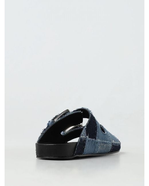 IRO Blue Flat Sandals