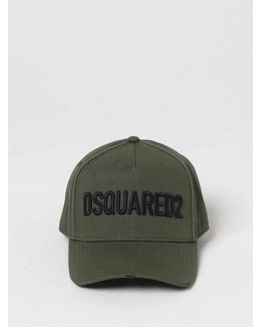 DSquared² Green Hat for men