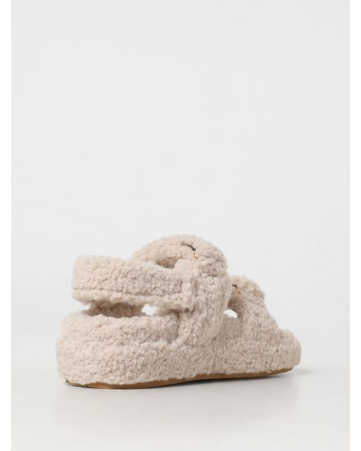 Tory Burch Natural Flat Sandals