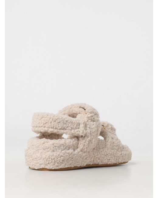 Tory Burch Natural Flat Sandals