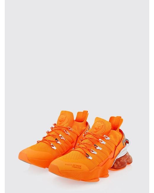 Philipp Plein Orange Sneakers for men