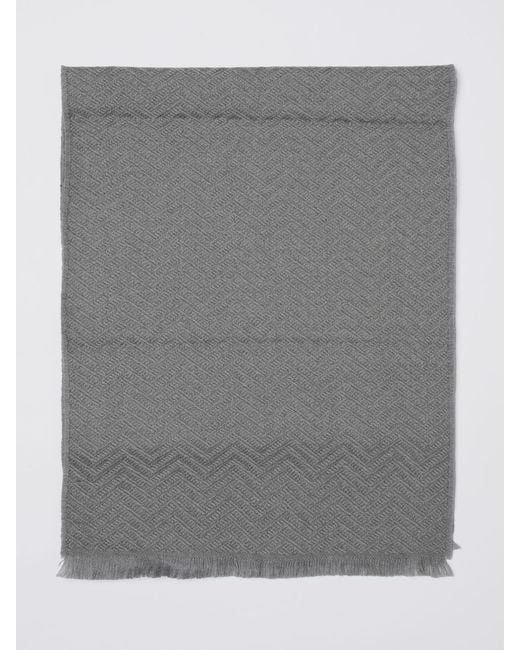 Emporio Armani Gray Scarf for men
