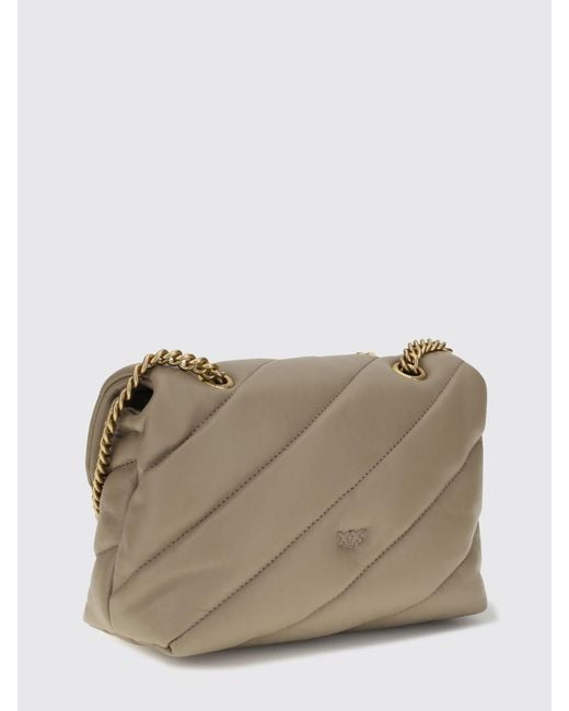 Pinko Gray Shoulder Bag