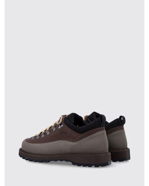 Diemme Brown Roccia Basso Lace-Up Ankle Boots for men