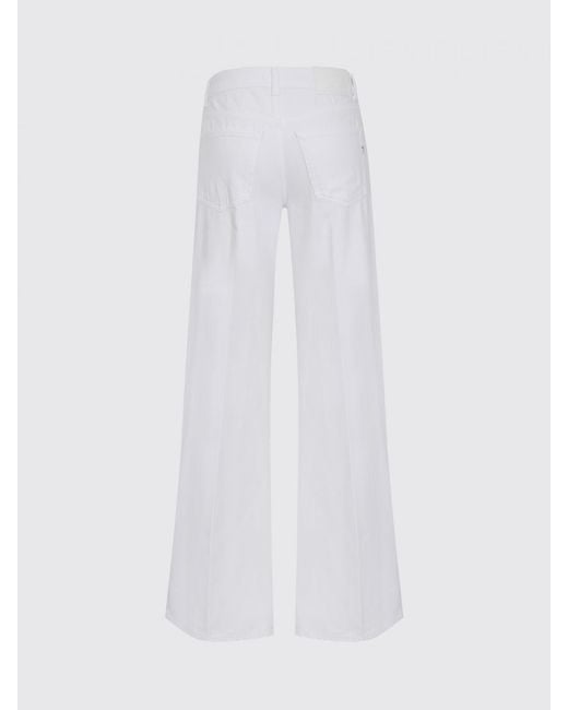 Dondup White Flared Denim Jeans