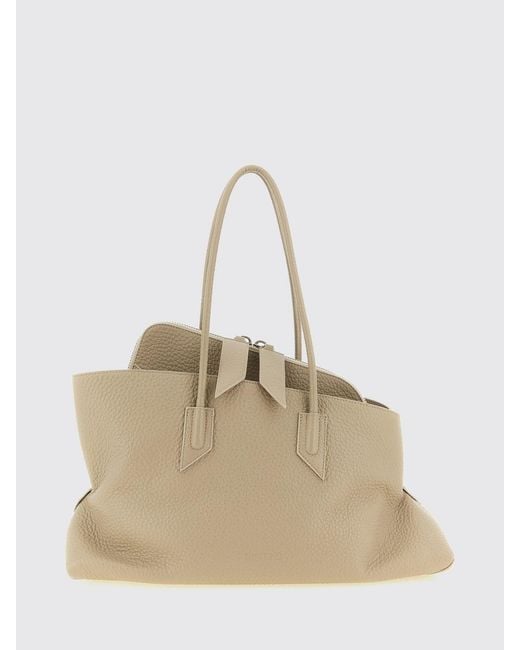 The Attico Natural La Passeggiata Shoulder Bag