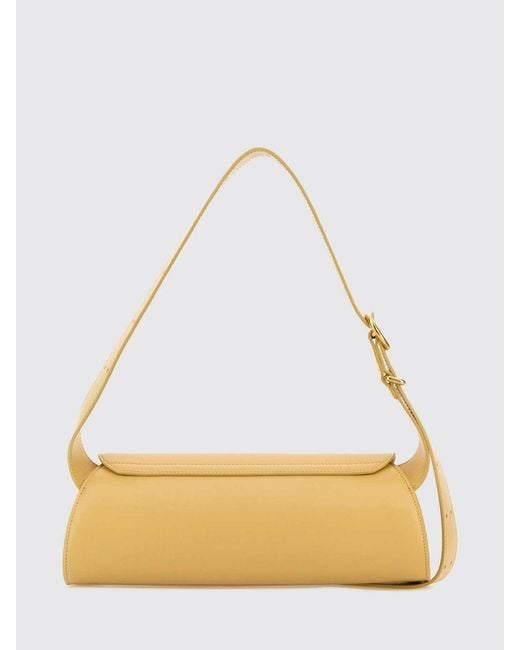 Jil Sander Natural Cannolo Leather Bag