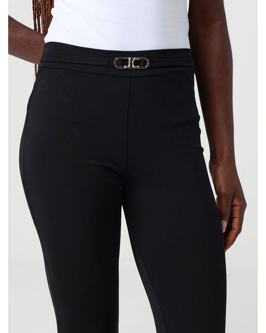Just Cavalli Black Stretch Crêpe Trousers