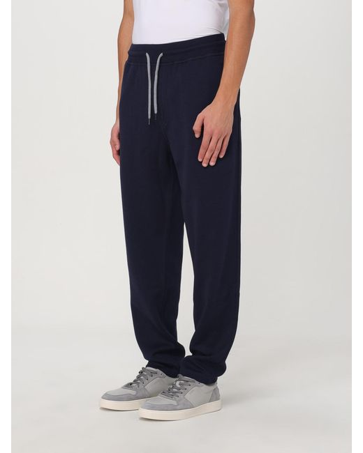 Brunello Cucinelli Blue Sweatpants for men