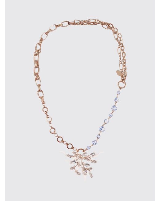 Weekend by Maxmara White Metal Necklace for men