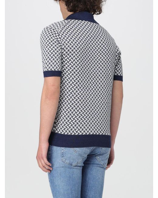 Drumohr Blue Polo Shirt for men