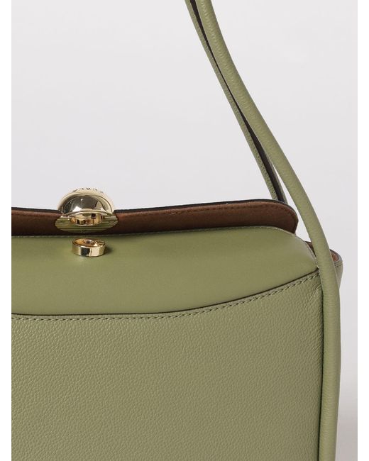 Furla Green Nicole Grained Leather Bag