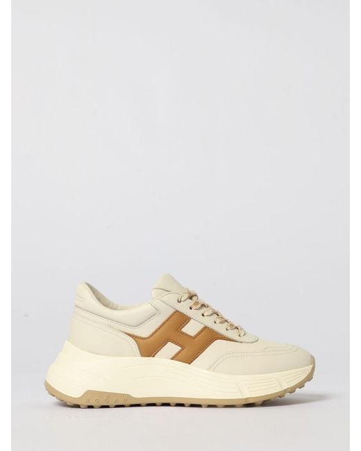 Hogan Natural H669 Leather Sneakers
