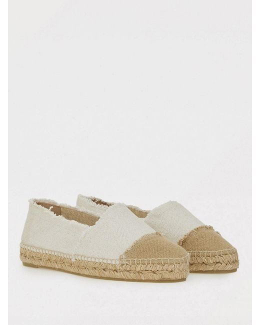 Castaner White Flat Shoes