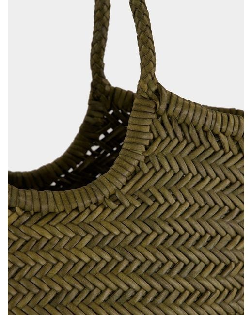 Borsa A Spalla Nantucket di Dragon Diffusion in Green
